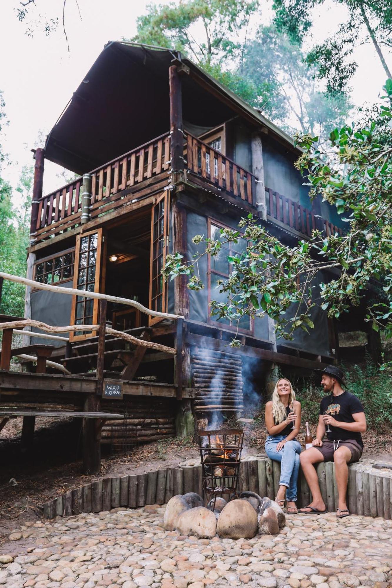 Fernhill Tented Treehouses Rheenendal Kültér fotó